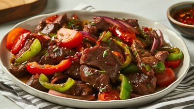 Chinese Biefstuk met Paprika